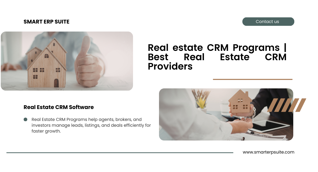 Real estate CRM Programs | Best Real Estate CRM Providers