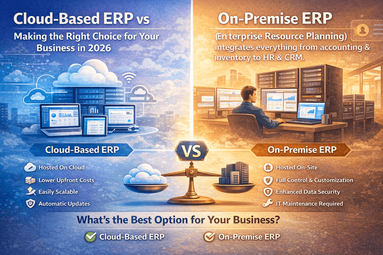 Cloud-Based ERP vs On-Premise: Making the Right Choice for Your Business in 2026